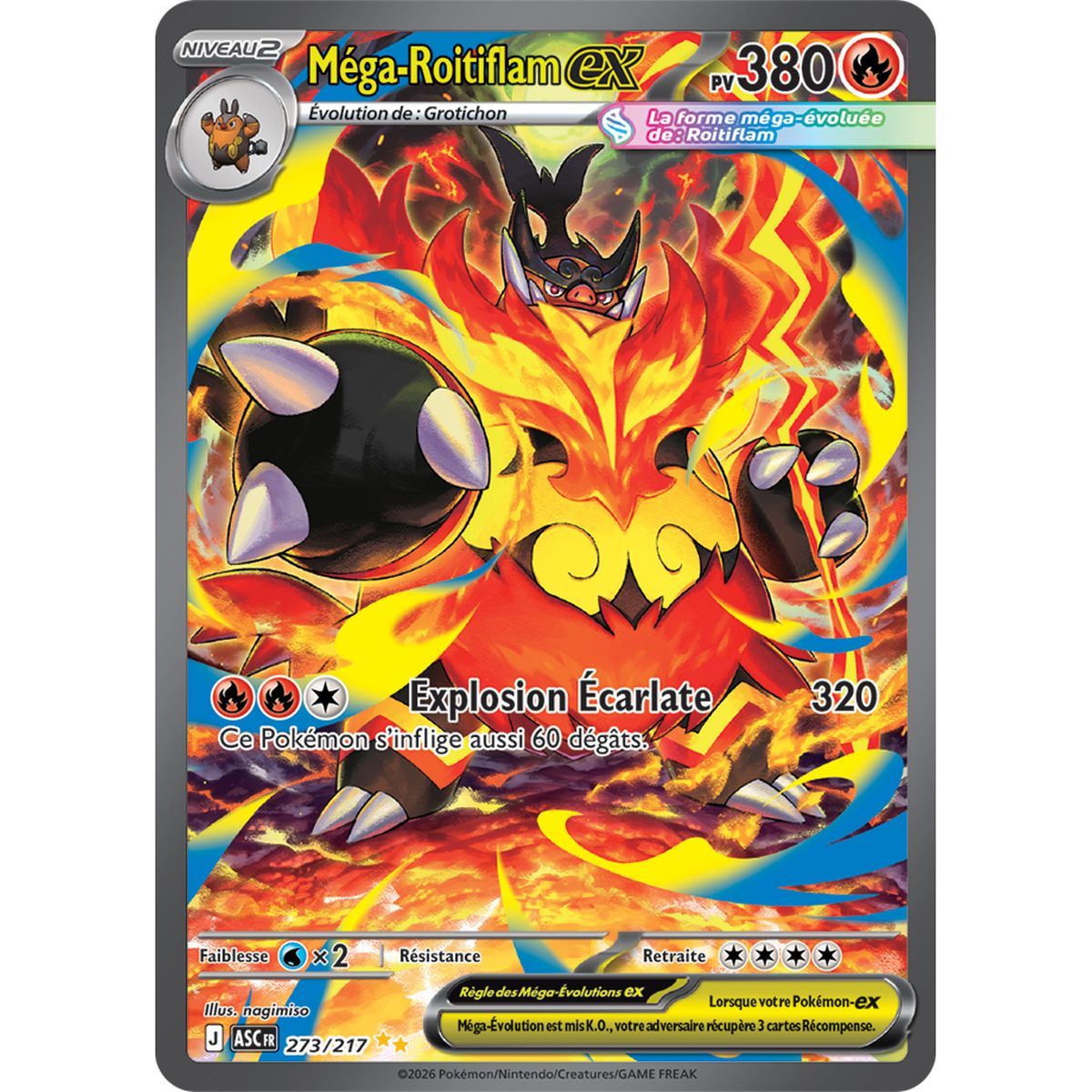 Mega-Earwig EX - Special Illustration Rare 273/217 - ME02.5 - Pokémon - Mega Evolution Transcendent Heroes