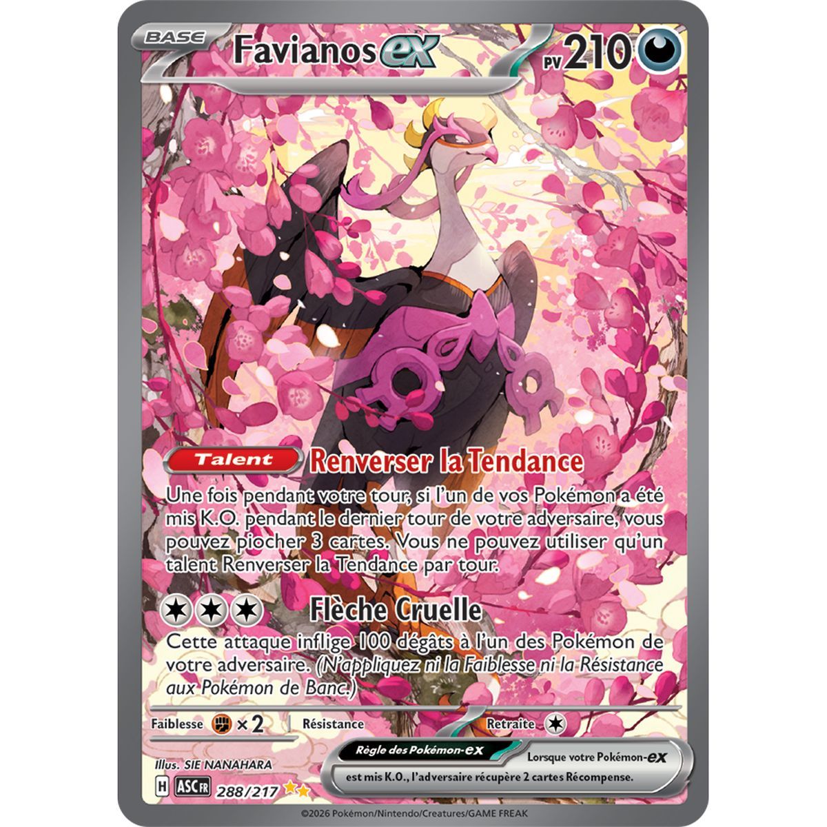 Favianos EX - Special Illustration Rare 288/217 - ME02.5 - Pokémon - Mega Evolution Transcendent Heroes