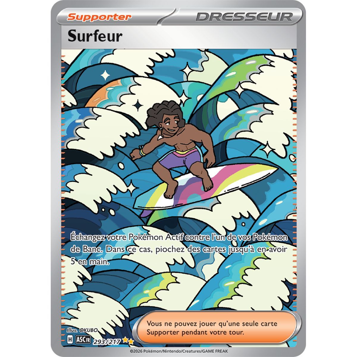 Surfer - Special Illustration Rare 293/217 - ME02.5 - Pokémon - Mega Evolution Transcendent Heroes