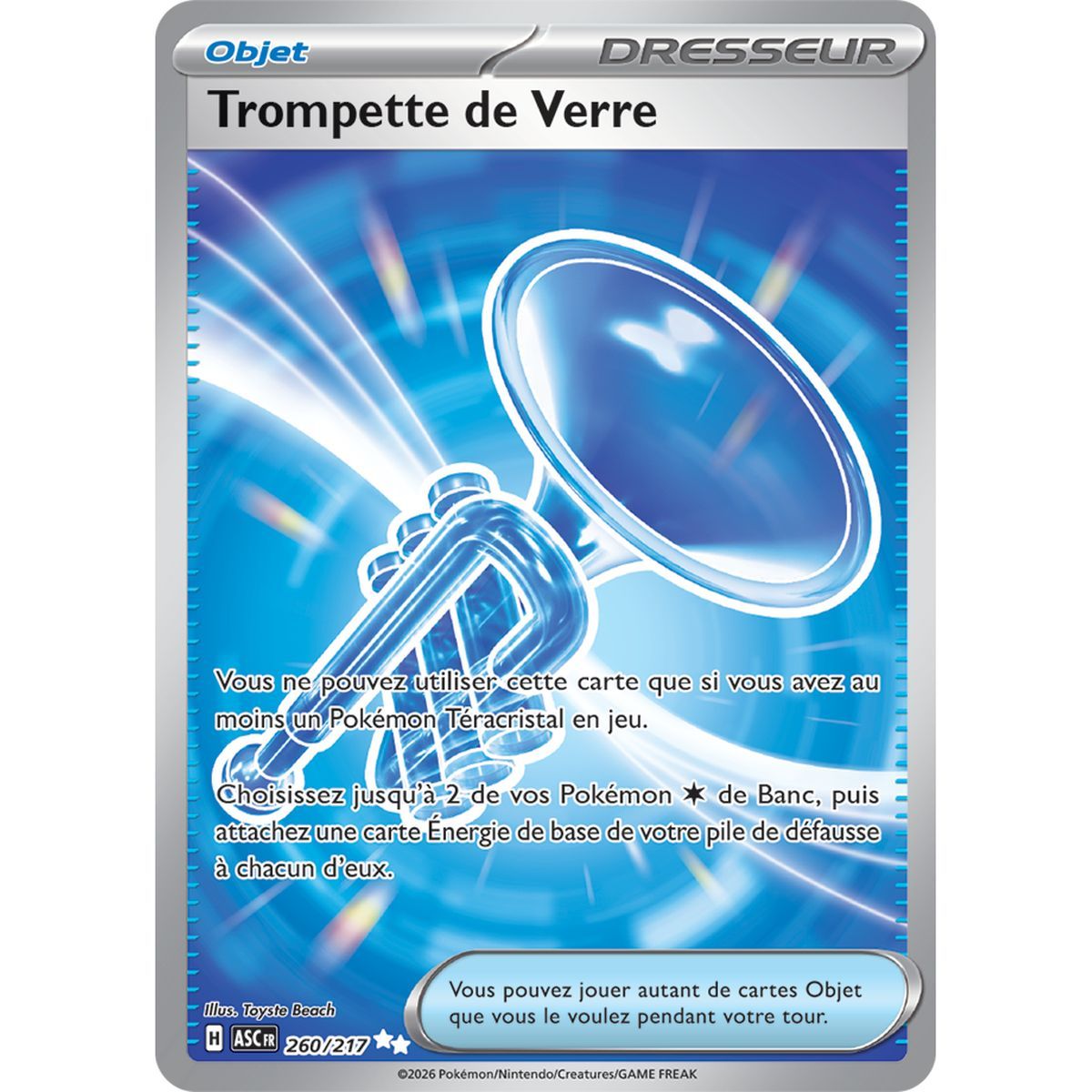 Glass Trumpet - Ultra Rare 260/217 - ME02.5 - Pokémon - Mega Evolution Transcendent Heroes