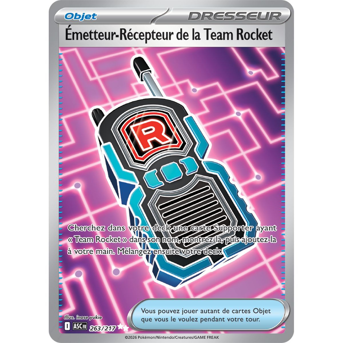 Team Rocket Transmitter-Receiver - Ultra Rare 263/217 - ME02.5 - Pokémon - Mega Evolution Transcendent Heroes
