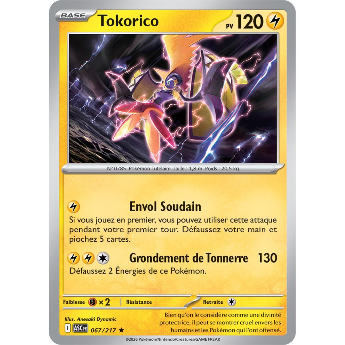 Tapu Koko - Holo Rare 67/217 - ME02.5 - Pokémon - Mega Evolution Transcendent Heroes
