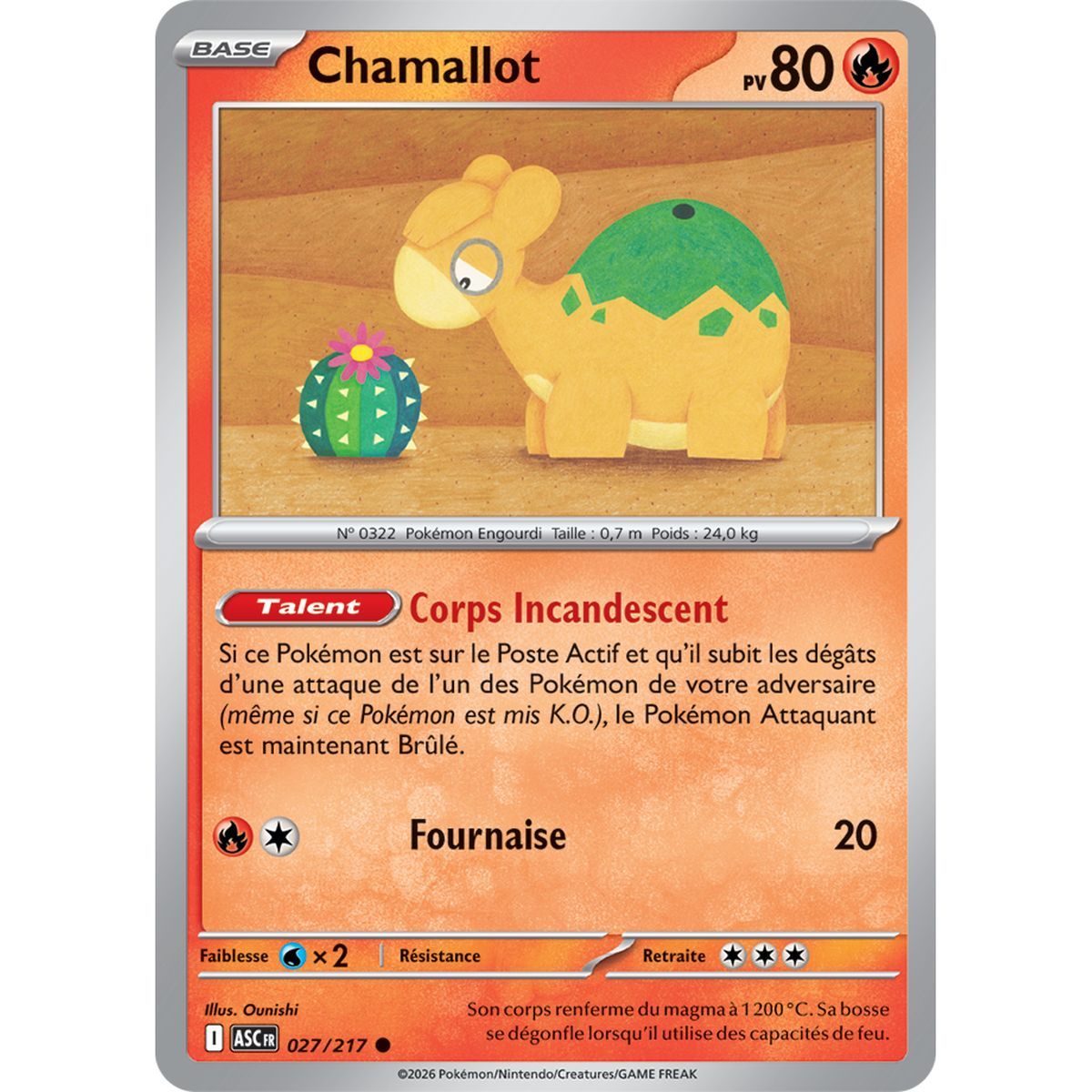 Chamallot - Reverse Pokéball 27/217 - ME02.5 - Pokémon - Mega Evolution Transcendent Heroes
