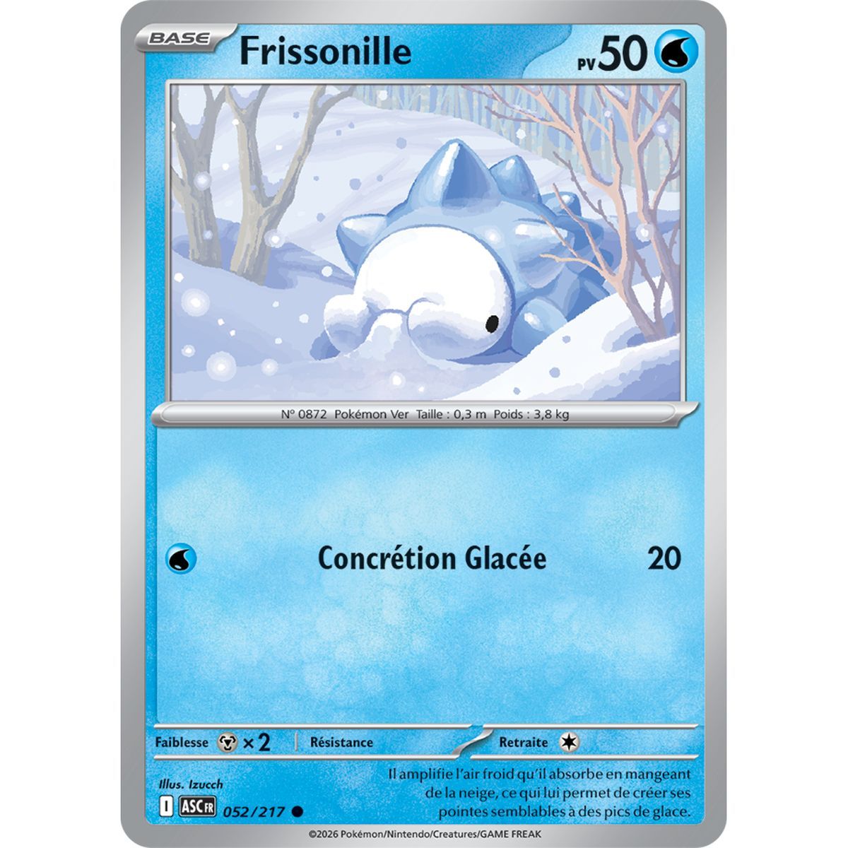 Frissonille - Reverse Pokéball 52/217 - ME02.5 - Pokémon - Mega Evolution Transcendent Heroes