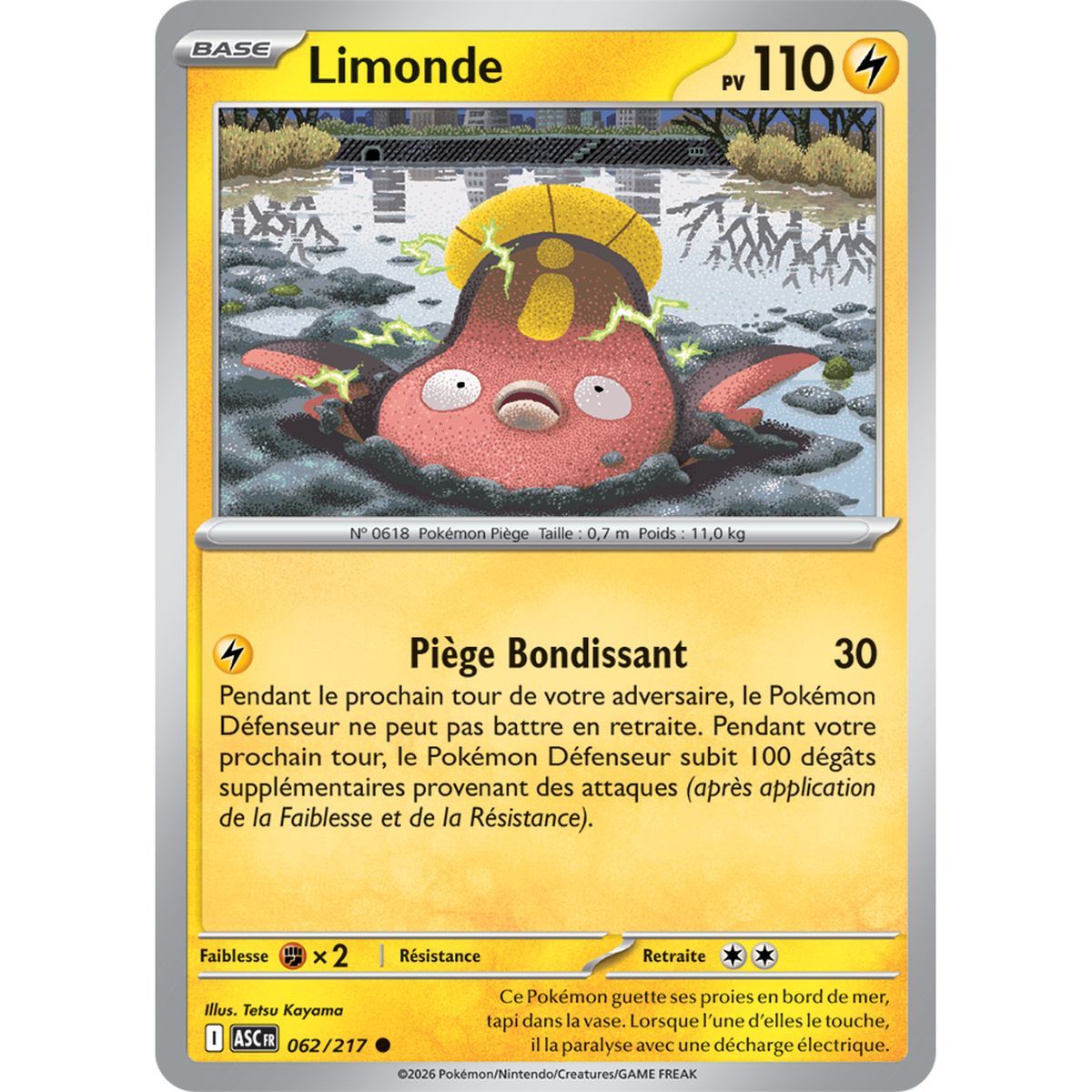 Limonde - Reverse Pokéball 62/217 - ME02.5 - Pokémon - Mega Evolution Transcendent Heroes