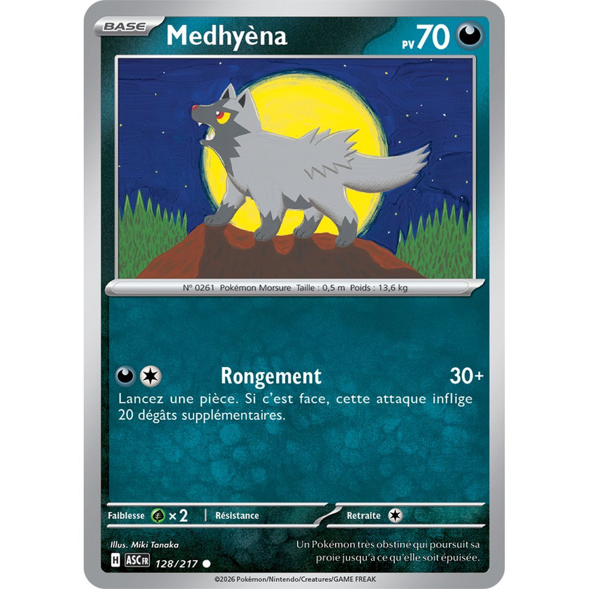Poochyena - Reverse Pokéball 128/217 - ME02.5 - Pokémon - Mega Evolution Transcendent Heroes