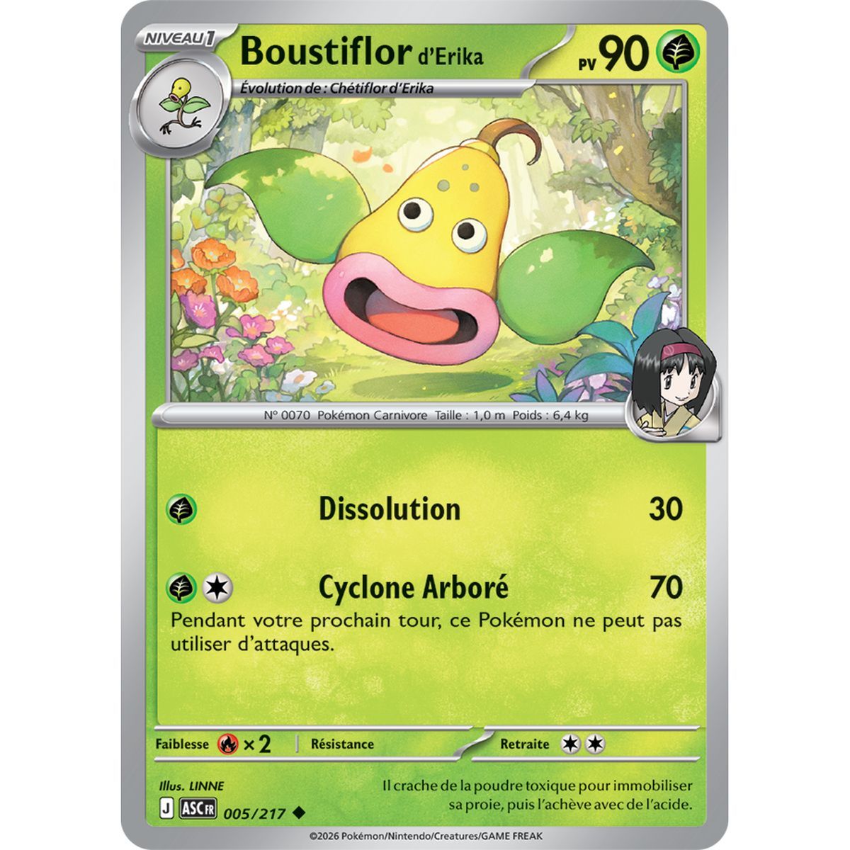 Erika's Bellsprout - Reverse Pokéball 5/217 - ME02.5 - Pokémon - Mega Evolution Transcendent Heroes