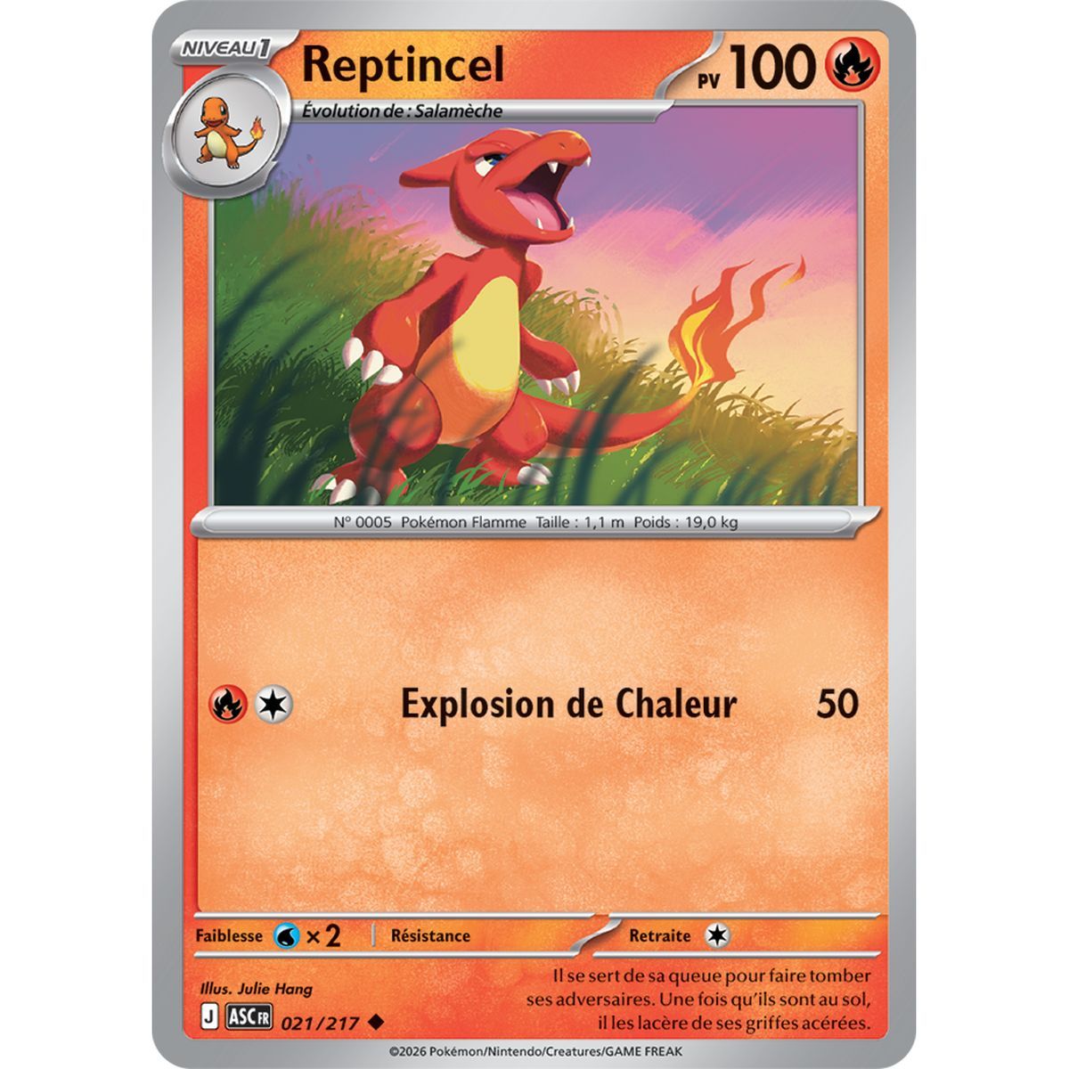Charmeleon - Reverse Pokéball 21/217 - ME02.5 - Pokémon - Mega Evolution Transcendent Heroes