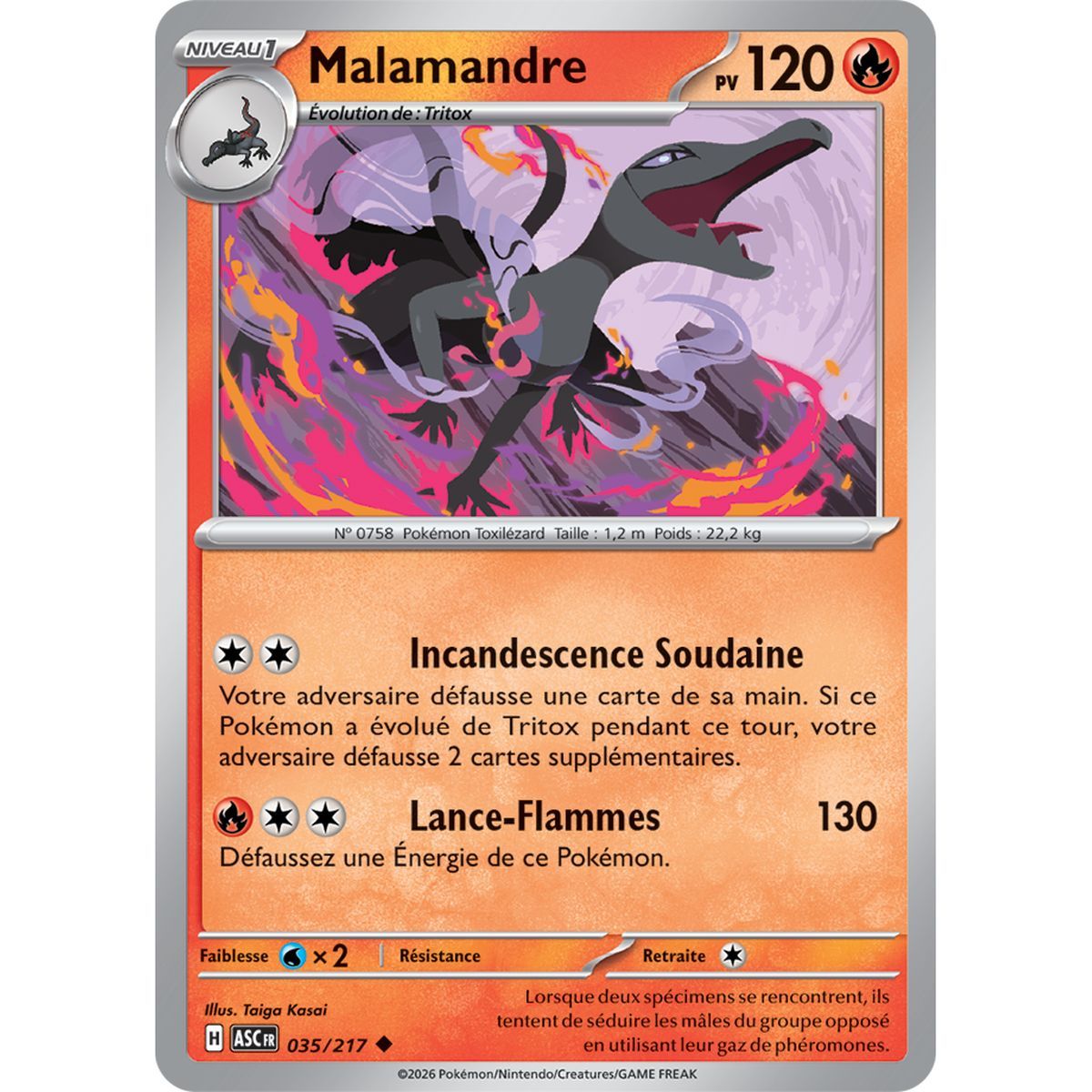 Salazzle - Reverse Pokéball 35/217 - ME02.5 - Pokémon - Mega Evolution Transcendent Heroes