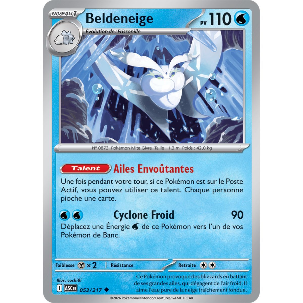Beldeneige - Reverse Pokéball 53/217 - ME02.5 - Pokémon - Mega Evolution Transcendent Heroes