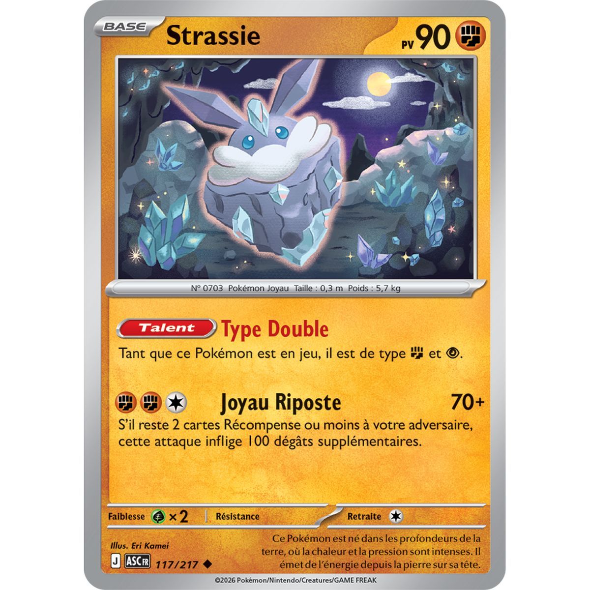 Strassie - Reverse Pokéball 117/217 - ME02.5 - Pokémon - Mega Evolution Transcendent Heroes