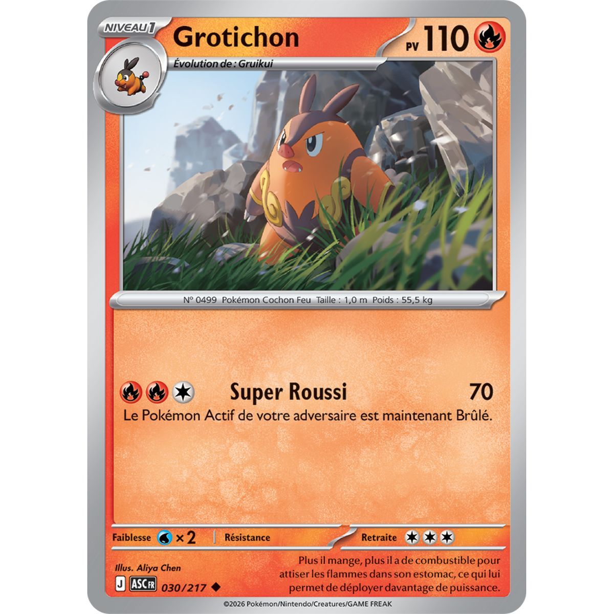Grotichon - Uncommon 30/217 - ME02.5 - Pokémon - Mega Evolution Transcendent Heroes