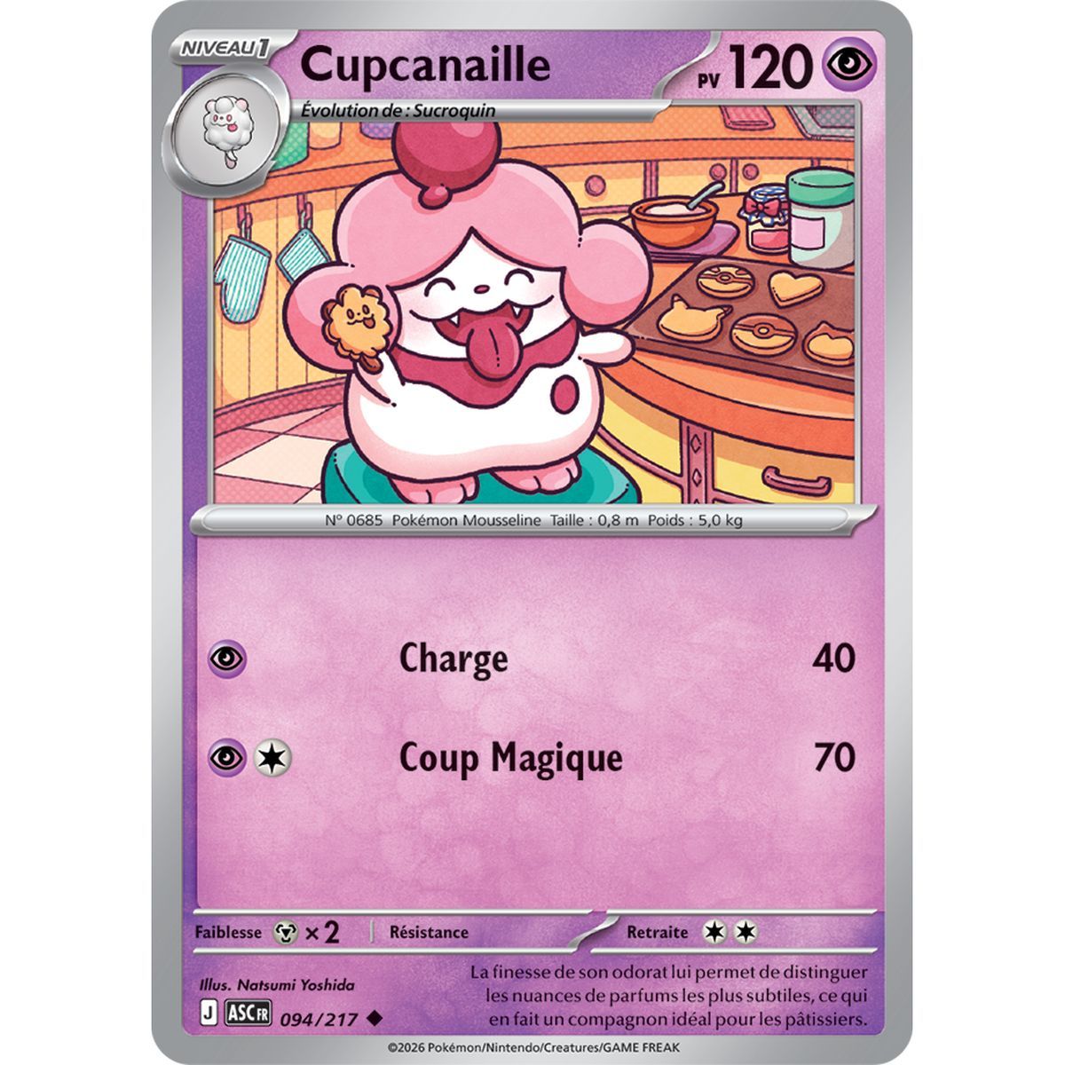 Cupcanaille - Uncommon 94/217 - ME02.5 - Pokémon - Mega Evolution Transcendent Heroes