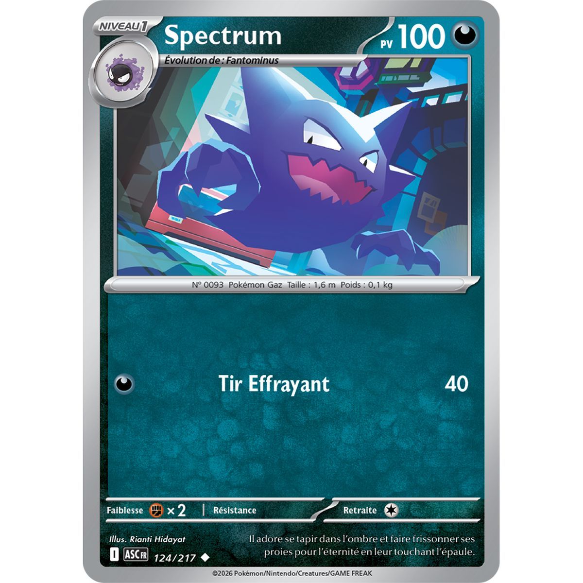 Spectrum - Uncommon 124/217 - ME02.5 - Pokémon - Mega Evolution Transcendent Heroes