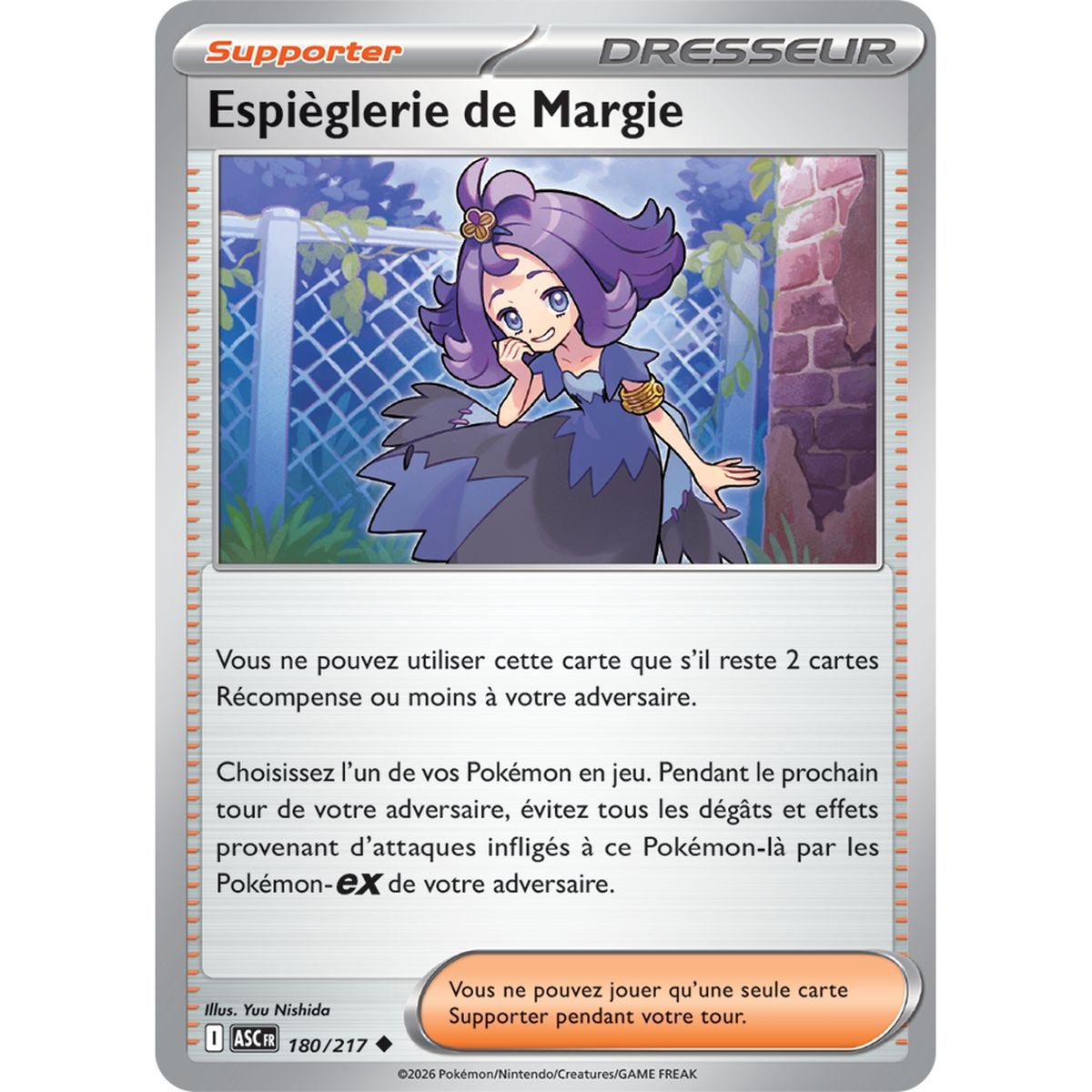 Margie's Mischief - Uncommon 180/217 - ME02.5 - Pokémon - Mega Evolution Transcendent Heroes