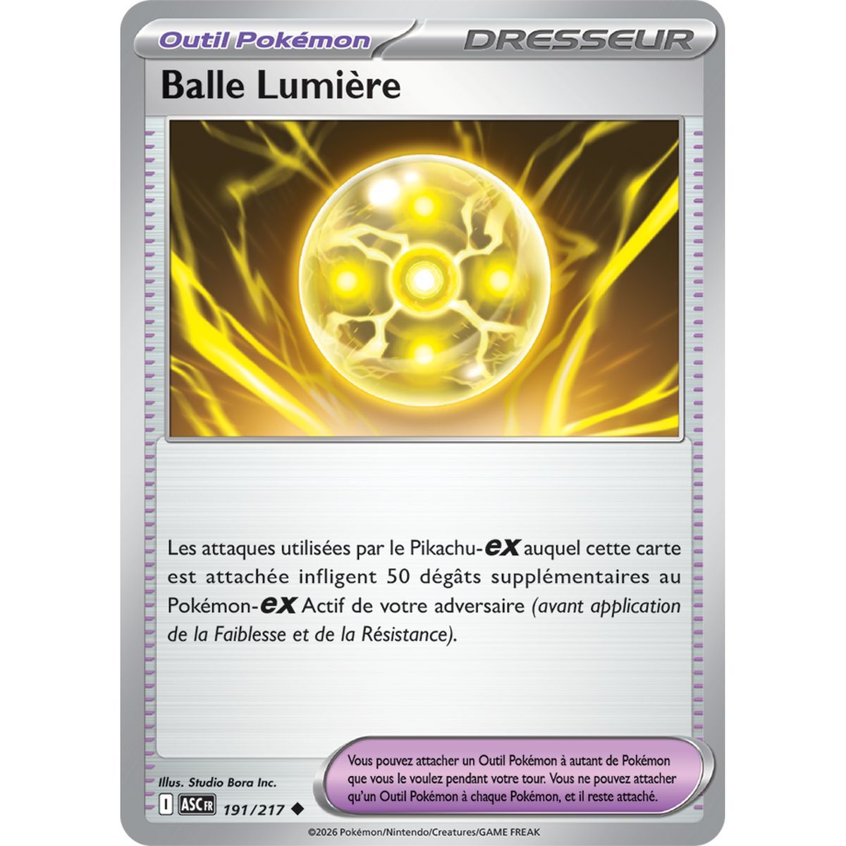 Light Ball - Uncommon 191/217 - ME02.5 - Pokémon - Mega Evolution Transcendent Heroes
