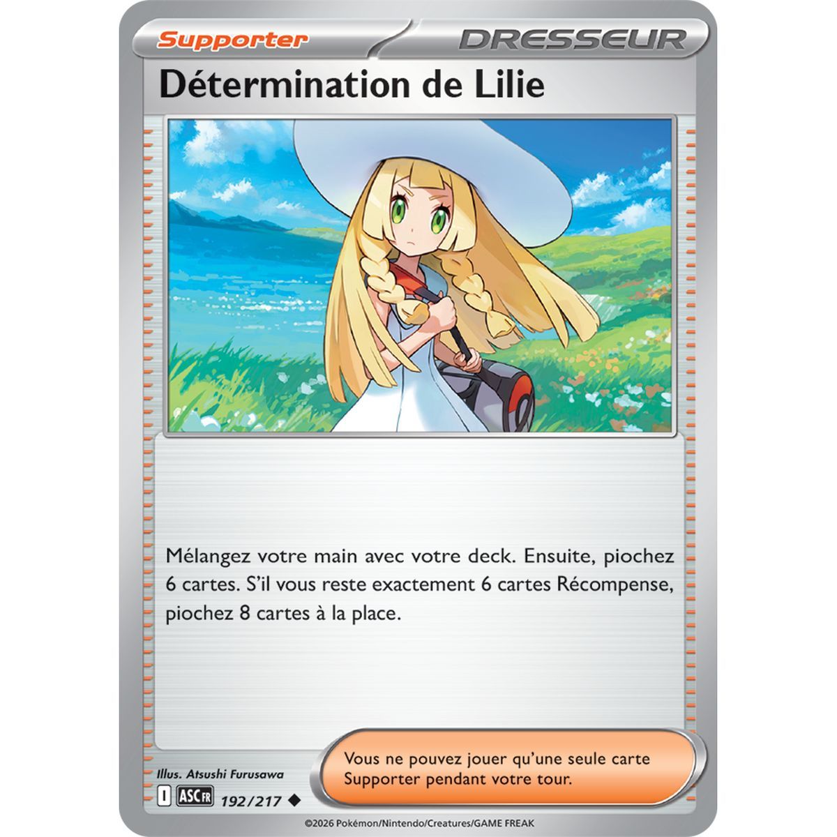 Lillie's Determination - Uncommon 192/217 - ME02.5 - Pokémon - Mega Evolution Transcendent Heroes