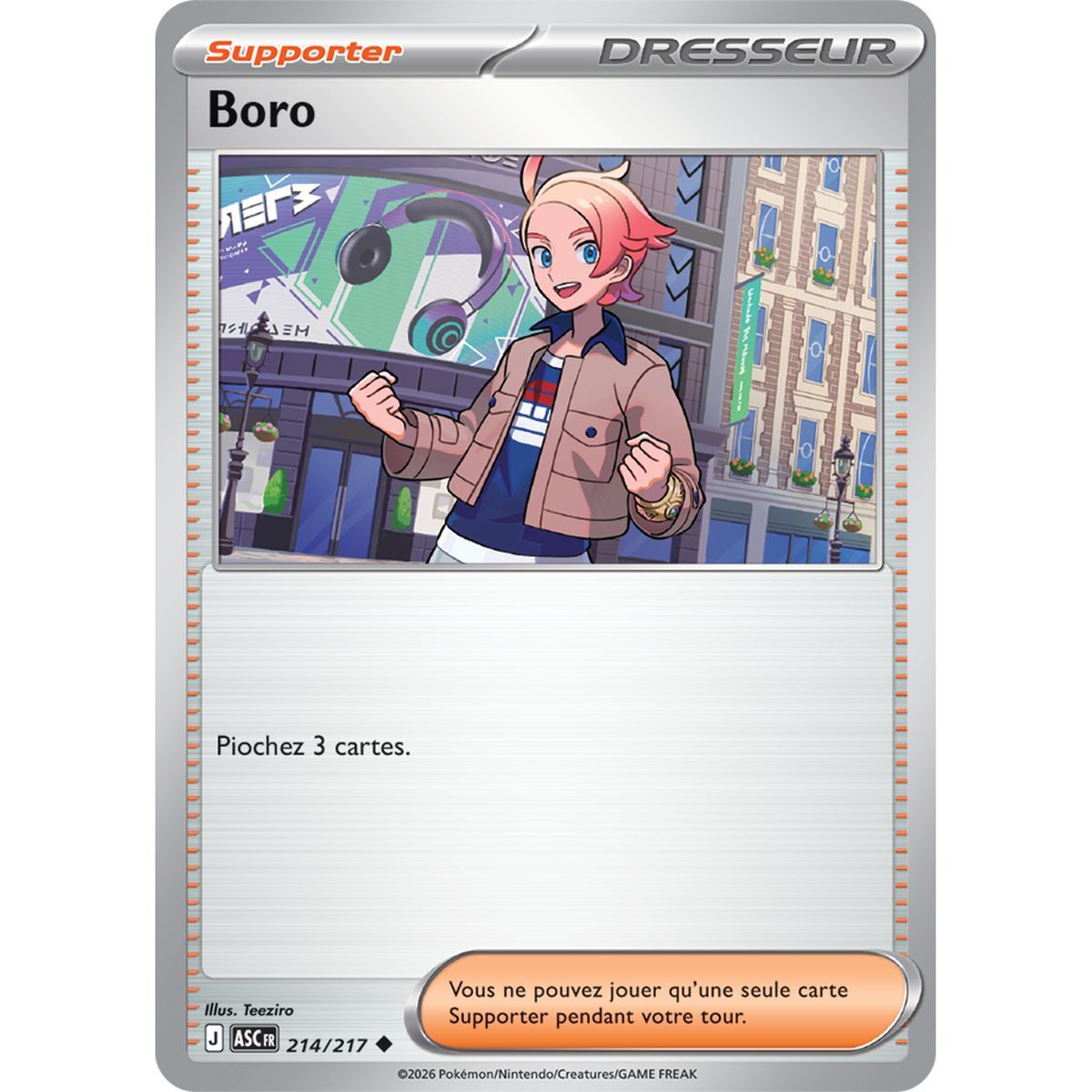 Boro - Uncommon 214/217 - ME02.5 - Pokémon - Mega Evolution Transcendent Heroes