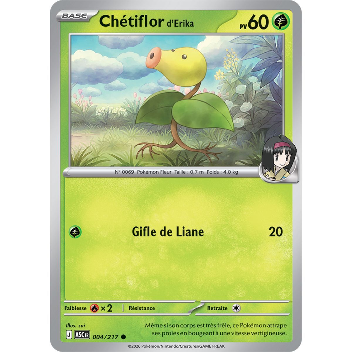 Erika's Bellsprout - Common 4/217 - ME02.5 - Pokémon - Mega Evolution Transcendent Heroes