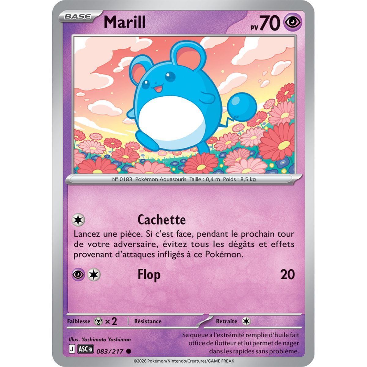 Marill - Common 83/217 - ME02.5 - Pokémon - Mega Evolution Transcendent Heroes