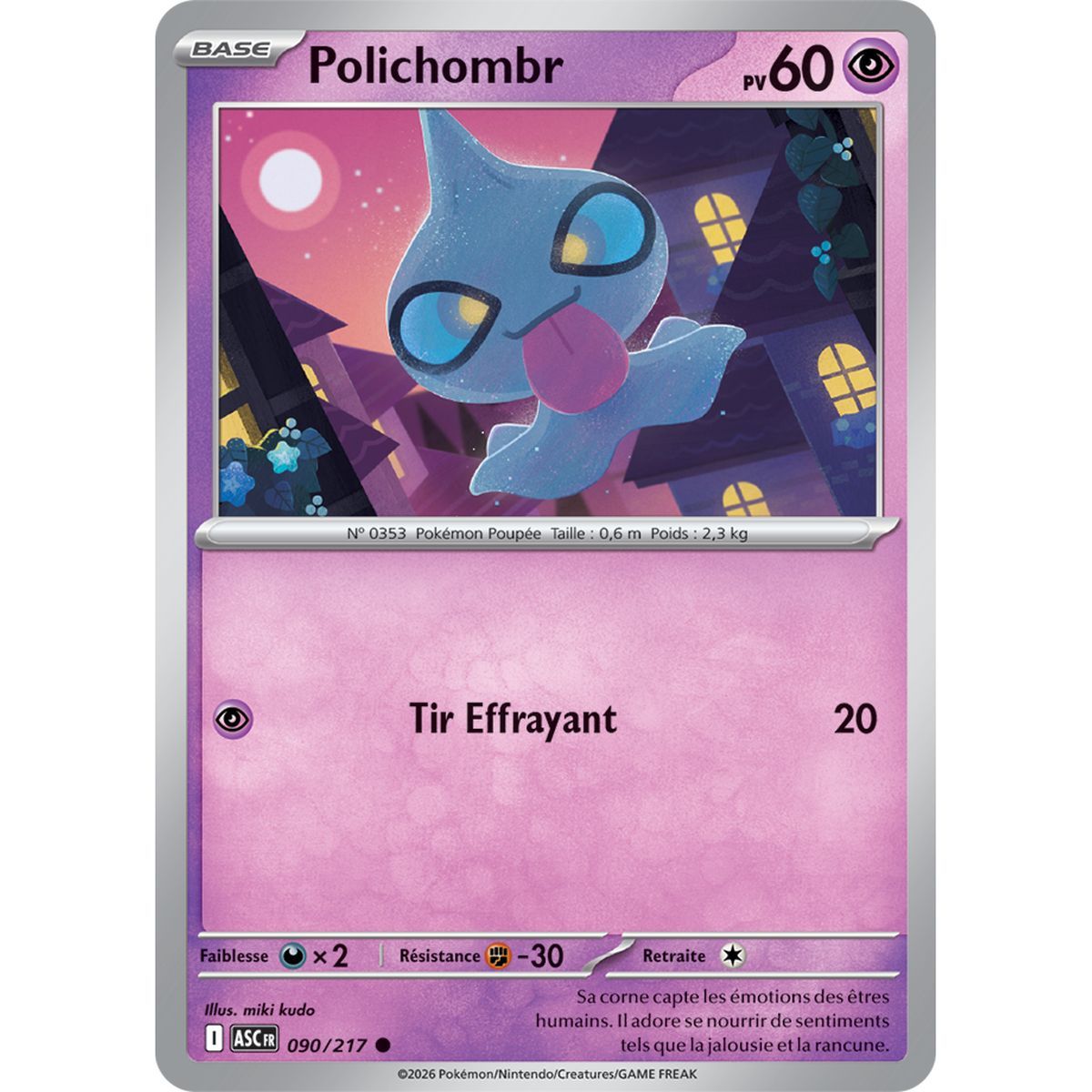 Polichombr - Common 90/217 - ME02.5 - Pokémon - Mega Evolution Transcendent Heroes