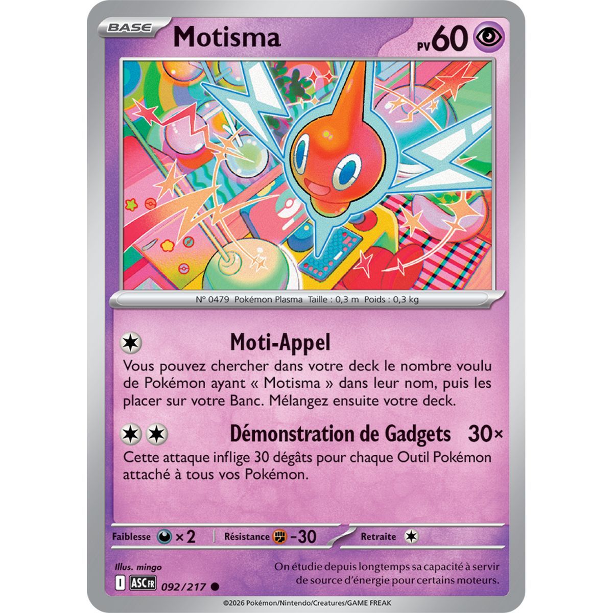 Rotom - Common 92/217 - ME02.5 - Pokémon - Mega Evolution Transcendent Heroes