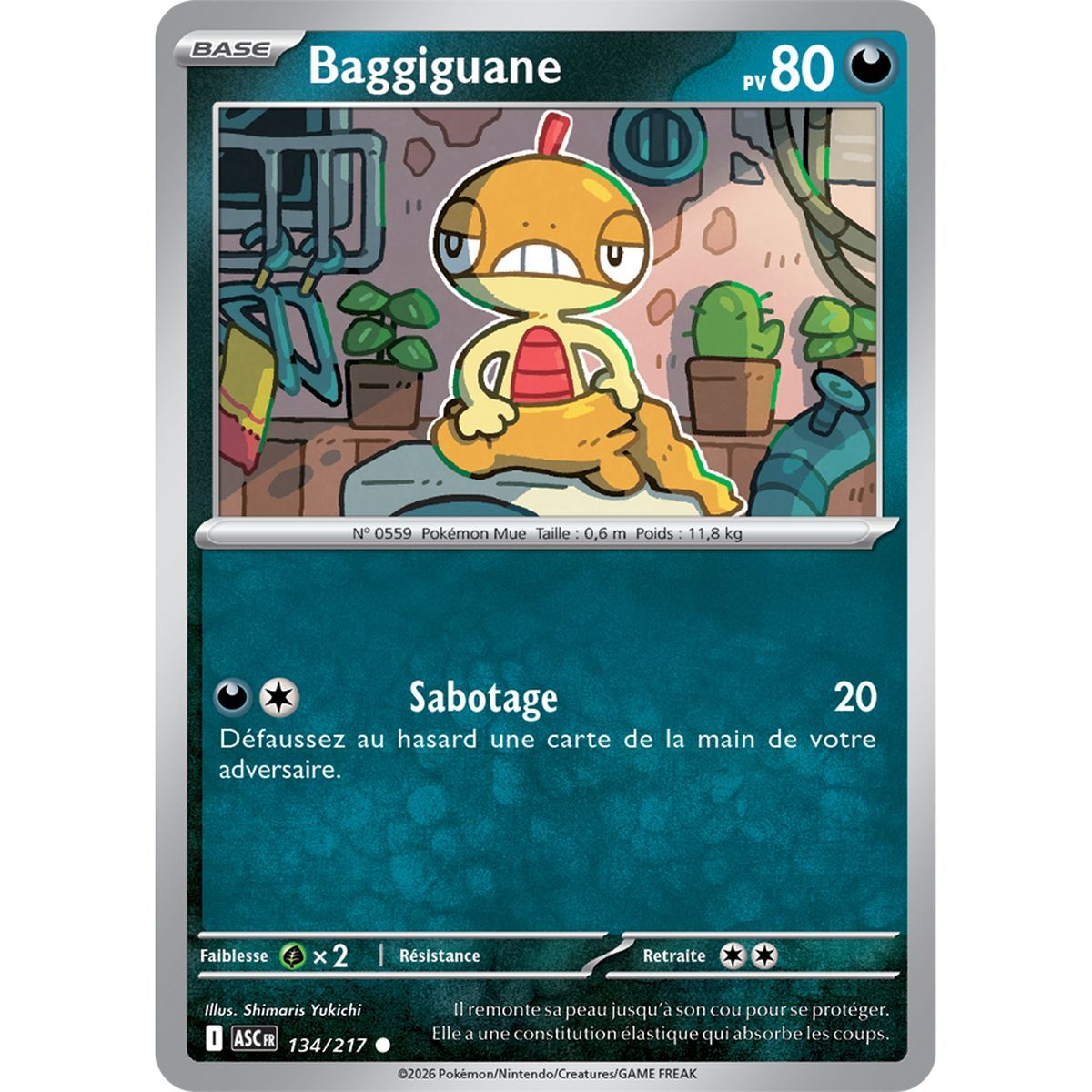 Scraggy - Common 134/217 - ME02.5 - Pokémon - Mega Evolution Transcendent Heroes