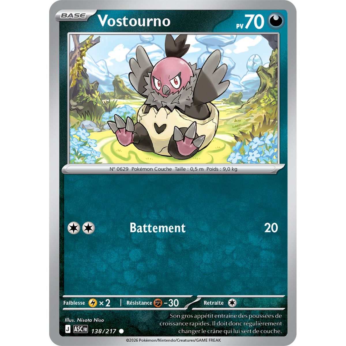 Vostourno - Common 138/217 - ME02.5 - Pokémon - Mega Evolution Transcendent Heroes