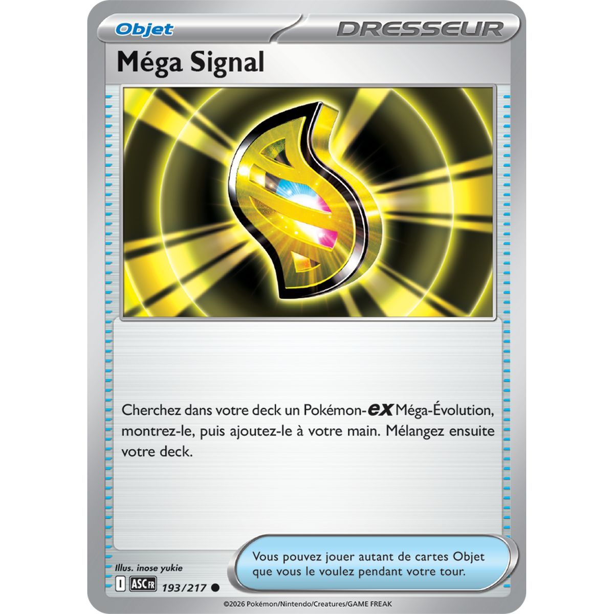 Mega Signal - Common 193/217 - ME02.5 - Pokémon - Mega Evolution Transcendent Heroes
