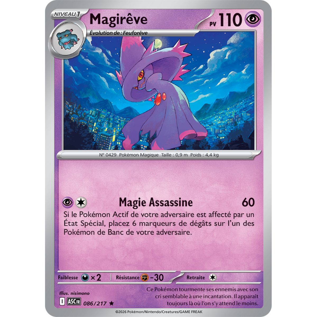 Magirêve - Reverse 86/217 - ME02.5 - Pokémon - Mega Evolution Transcendent Heroes