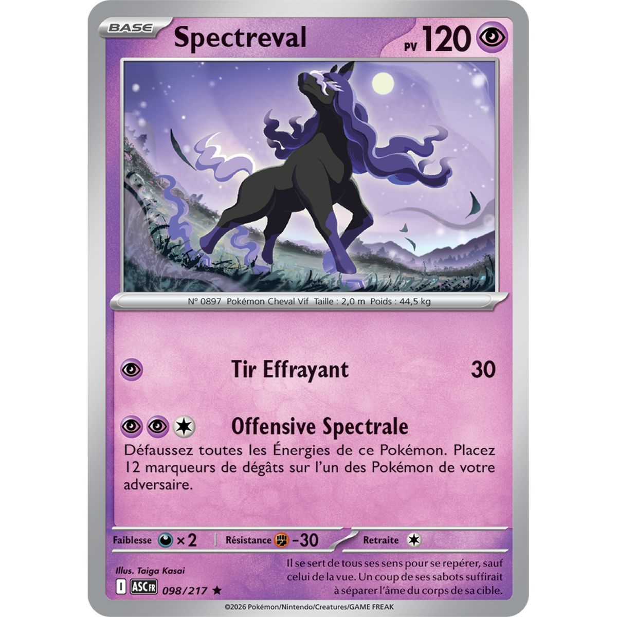 Spectreval - Reverse 98/217 - ME02.5 - Pokémon - Mega Evolution Transcendent Heroes