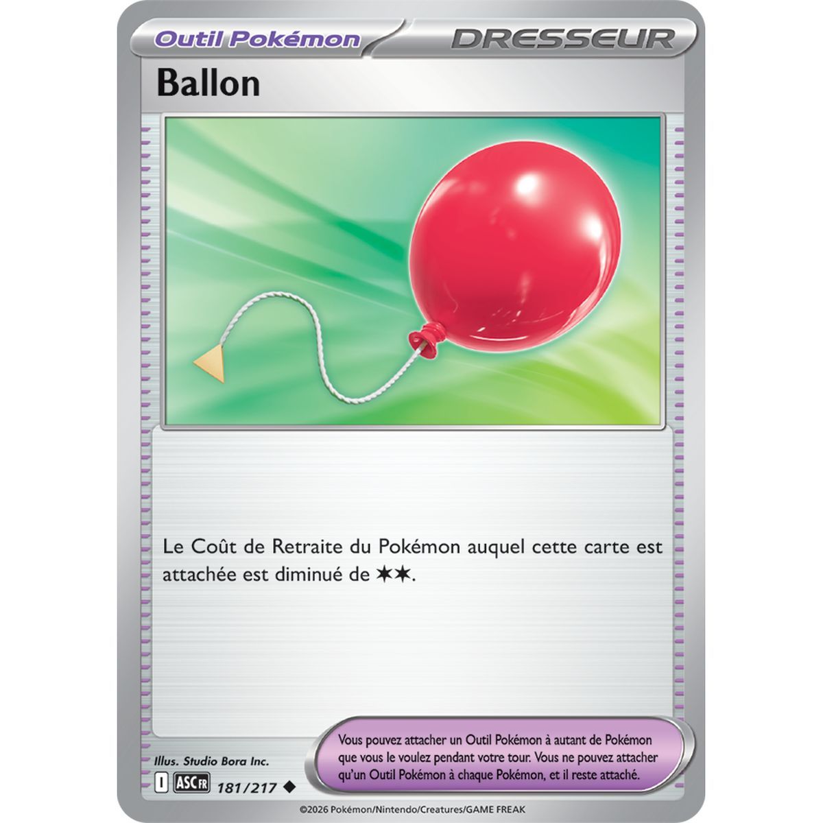 Ballon - Reverse 181/217 - ME02.5 - Pokémon - Mega Evolution Transcendent Heroes