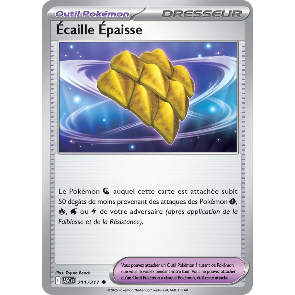 Thick Scale - Reverse 211/217 - ME02.5 - Pokémon - Mega Evolution Transcendent Heroes