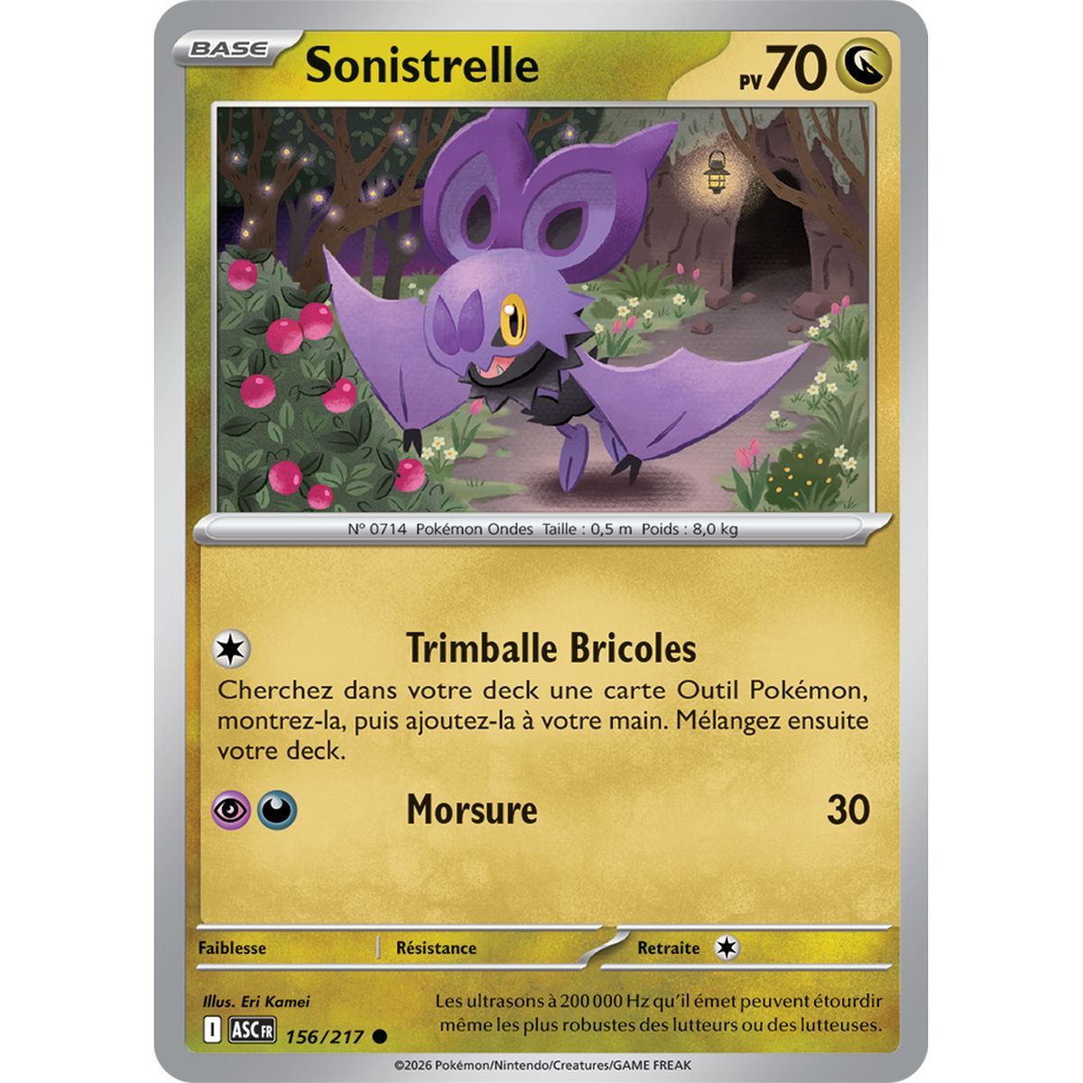 Noibat - Reverse 156/217 - ME02.5 - Pokémon - Mega Evolution Transcendent Heroes
