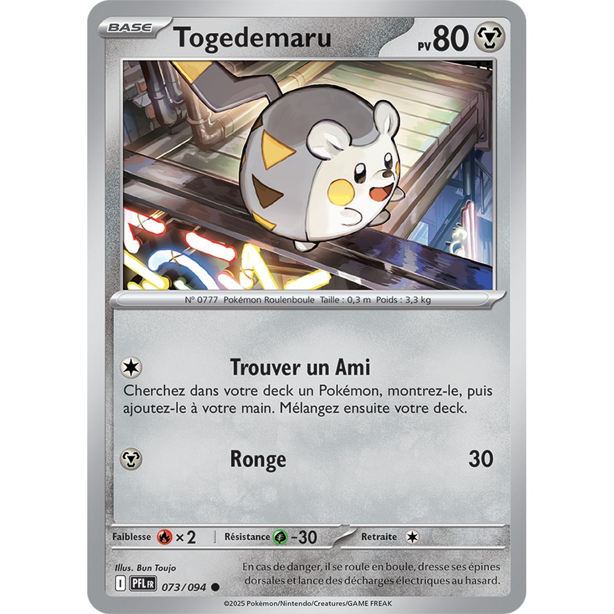 Togedemaru - Reverse 73/94 - Mega Evolution 2 Phantasmagorical Flames