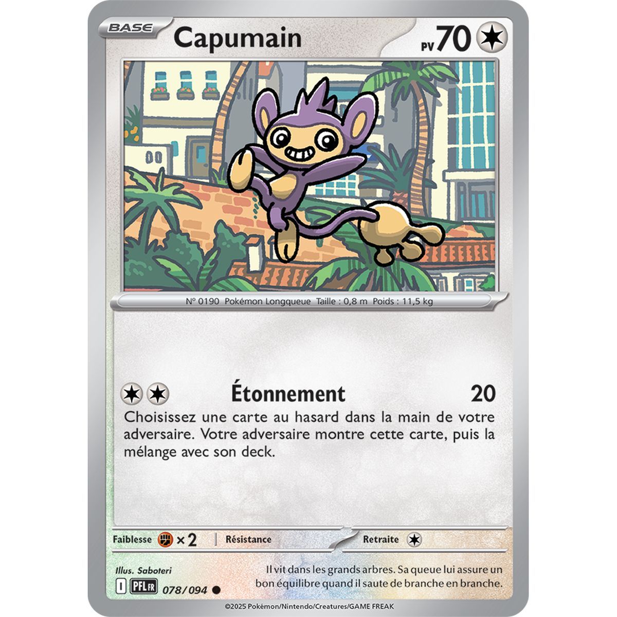 Aipom - Common 78/94 - Mega Evolution 2 Phantasmagorical Flames