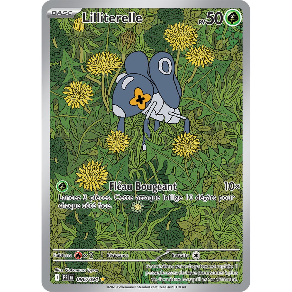 Lilliterelle - Rare Illustration 96/94 - Mega-Evolution 2 Phantasmagorical Flames