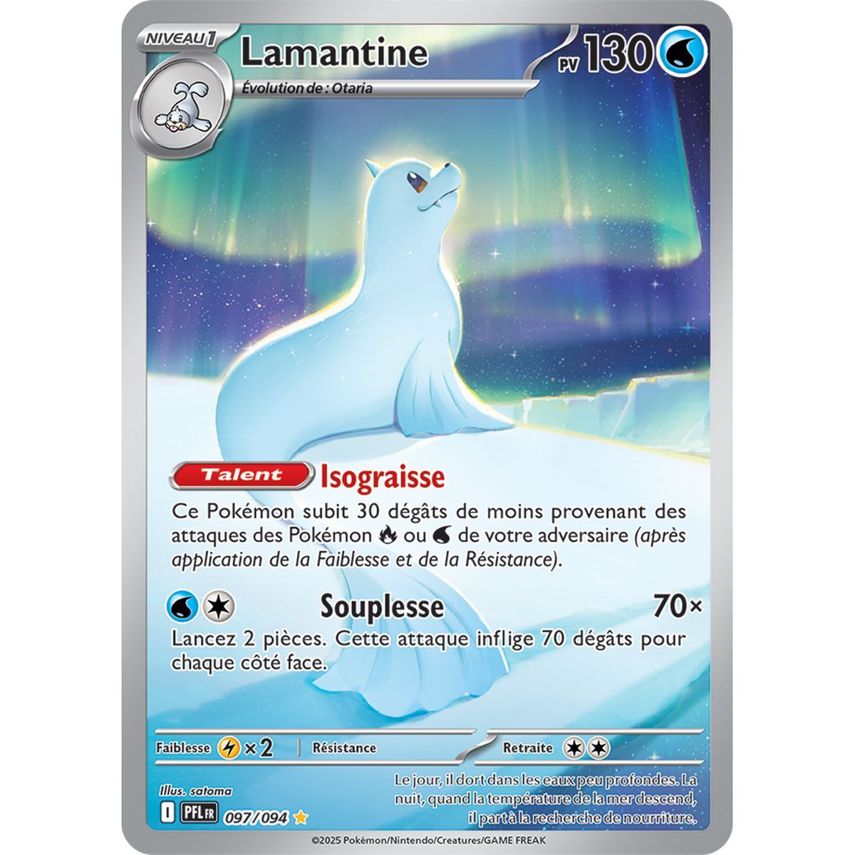 Lamantine - Rare Illustration 97/94 - Mega-Evolution 2 Phantasmagorical Flames