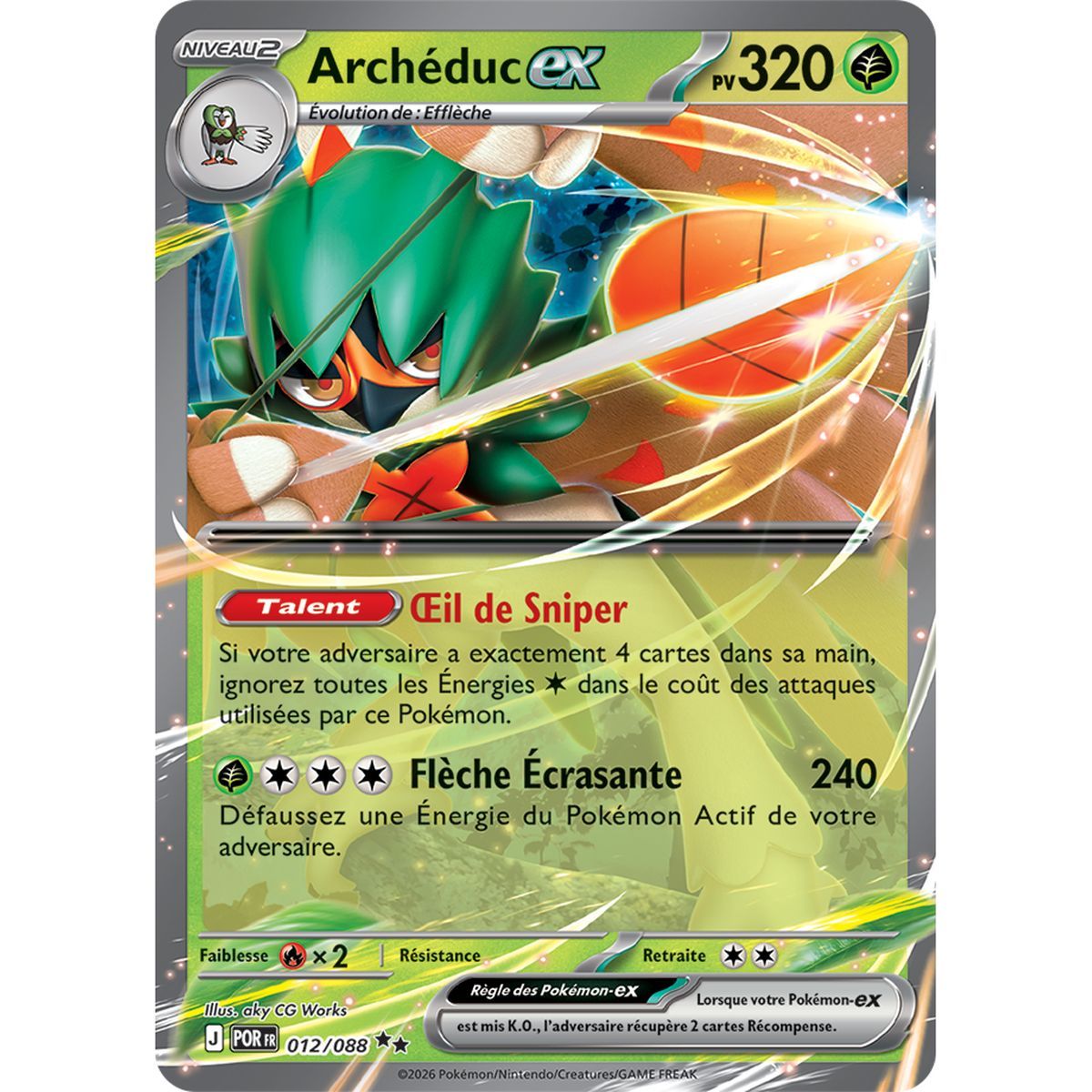Decidueye EX - Double Rare 12/88 - ME03 - Pokémon - Perfect Balance Mega Evolution