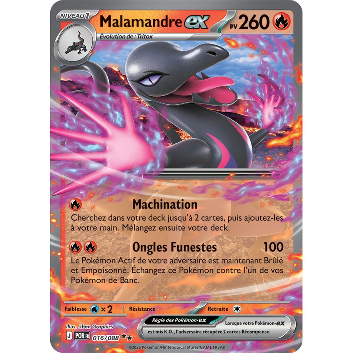 Salazzle EX - Double Rare 16/88 - ME03 - Pokémon - Perfect Balance Mega Evolution