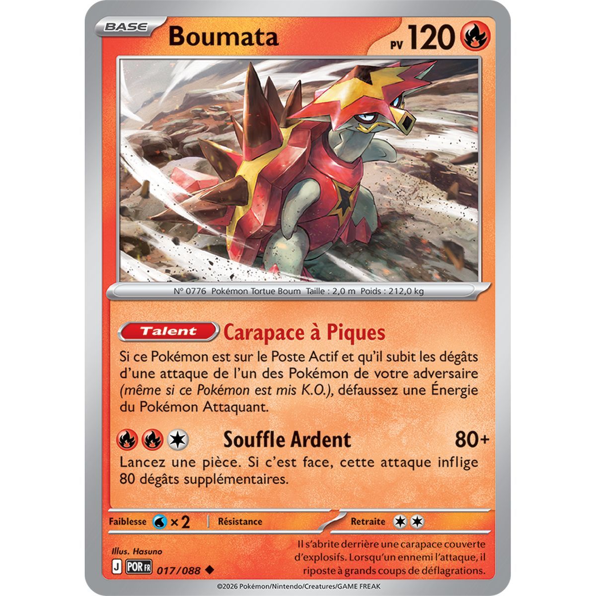 Boumata - Uncommon 17/88 - ME03 - Pokémon - Perfect Balance Mega Evolution