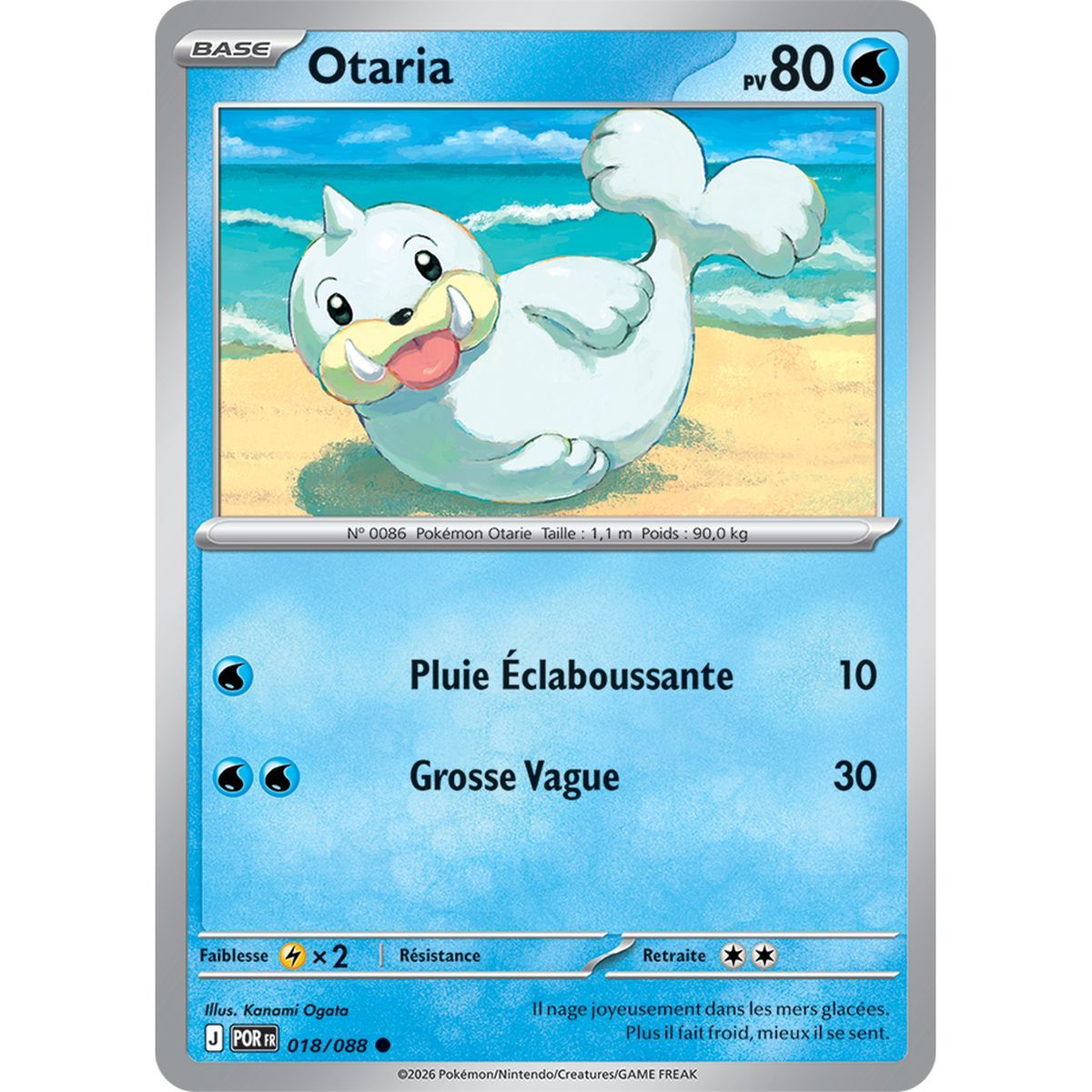 Otaria - Common 18/88 - ME03 - Pokémon - Perfect Balance Mega Evolution