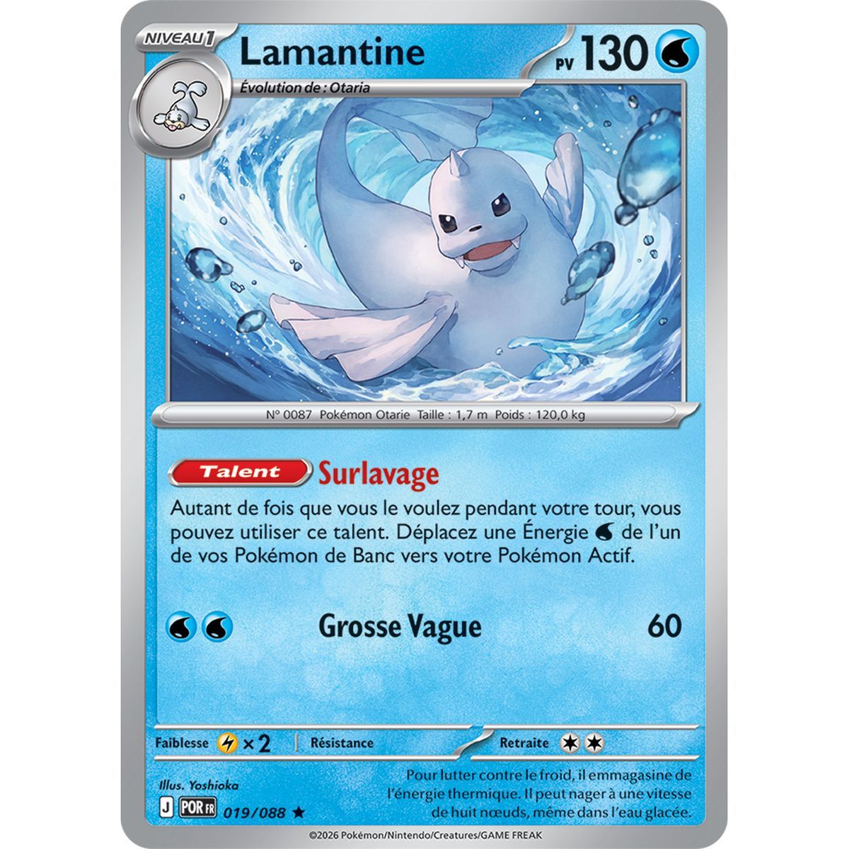 Lamantine - Reverse 19/88 - ME03 - Pokémon - Mega Evolution Perfect Balance