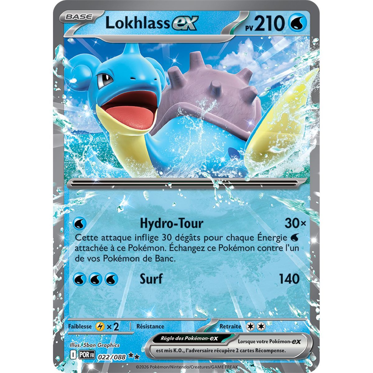 Lapras EX - Double Rare 22/88 - ME03 - Pokémon - Perfect Balance Mega Evolution