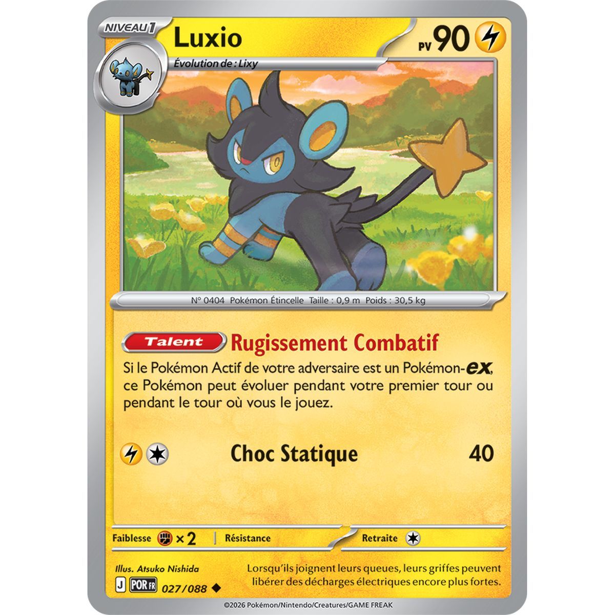 Luxio - Reverse 27/88 - ME03 - Pokémon - Perfect Balance Mega Evolution
