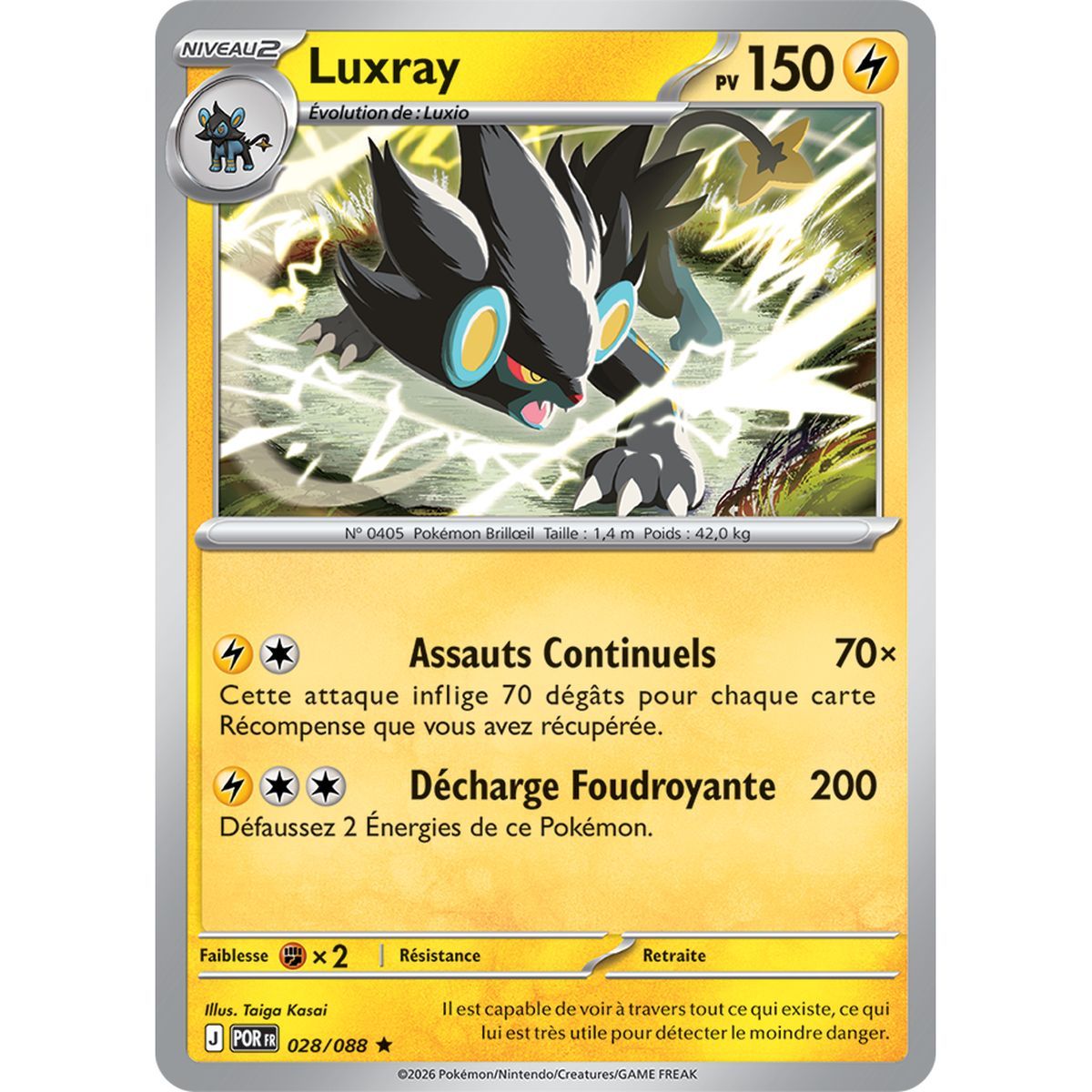 Luxray - Holo Rare 28/88 - ME03 - Pokémon - Perfect Balance Mega Evolution
