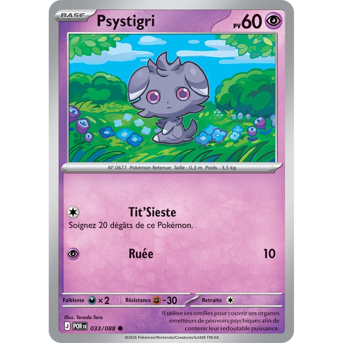 Psystigri - Reverse 33/88 - ME03 - Pokémon - Mega Evolution Perfect Balance