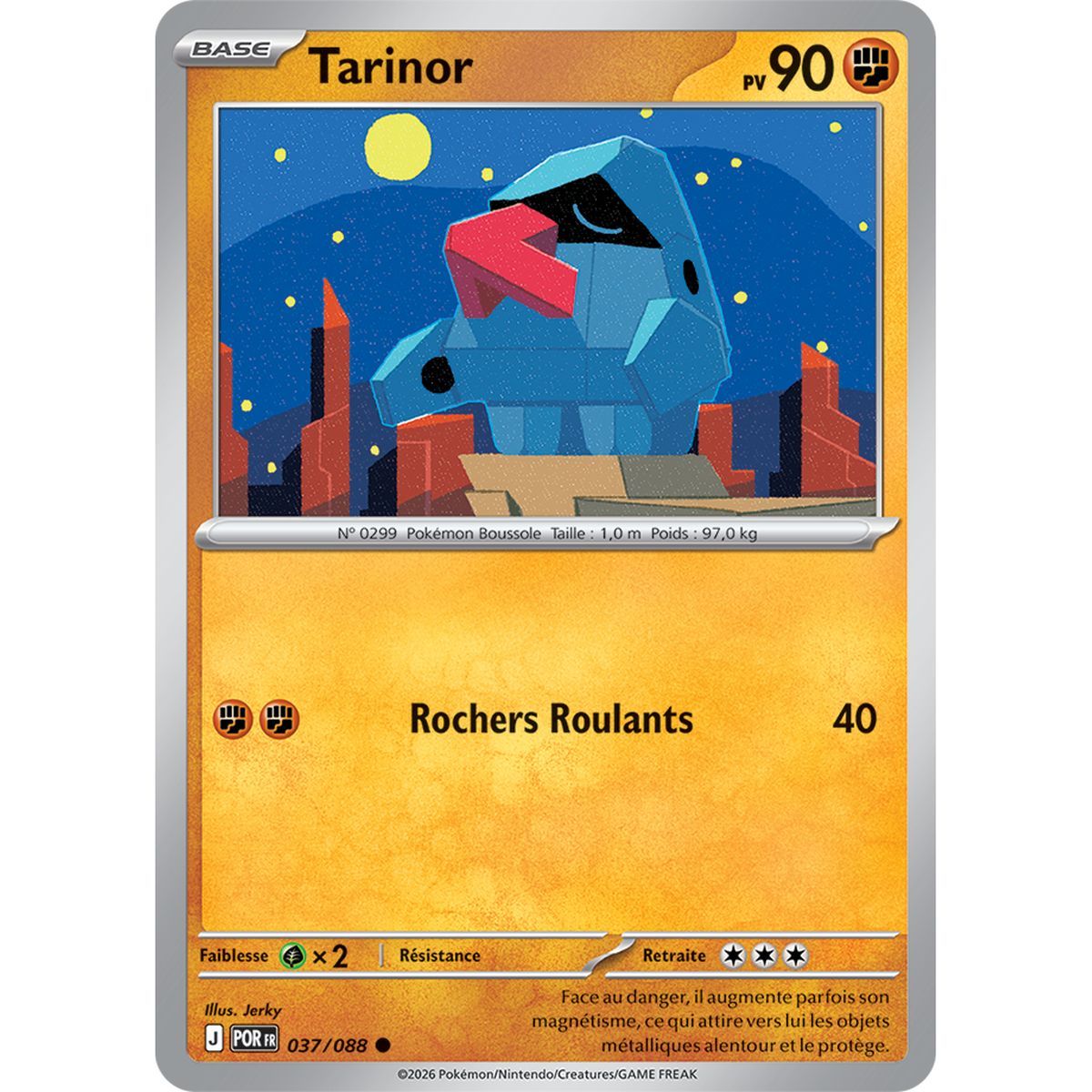 Nosepass - Reverse 37/88 - ME03 - Pokémon - Mega Evolution Perfect Balance