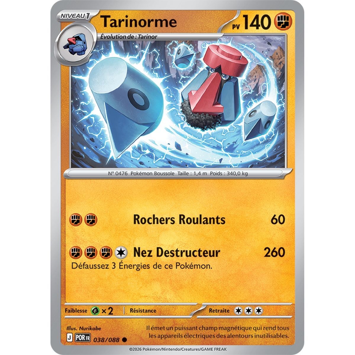 Tarinorme - Reverse 38/88 - ME03 - Pokémon - Mega Evolution Perfect Balance