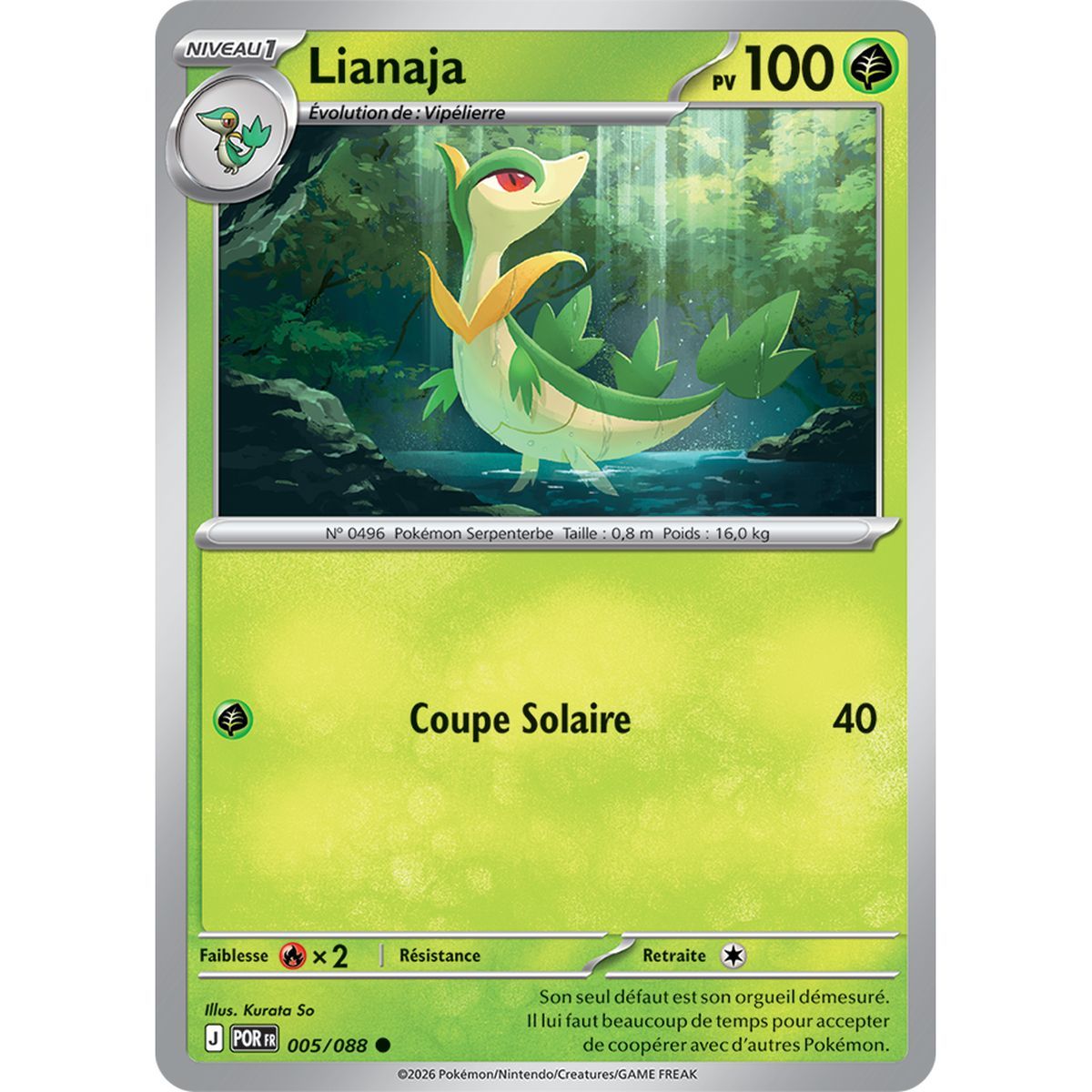 Lianaja - Common 5/88 - ME03 - Pokémon - Perfect Balance Mega Evolution